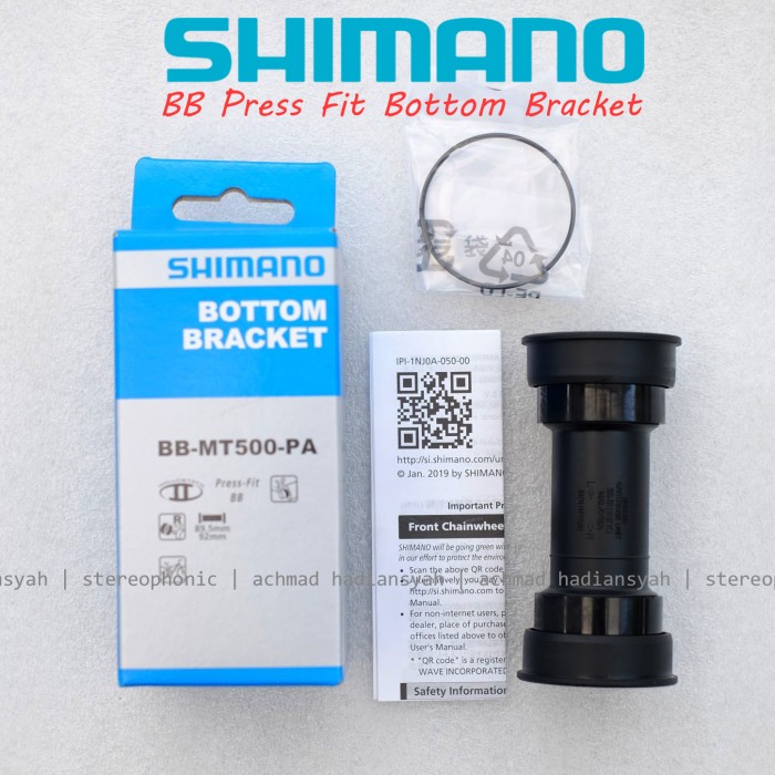 Bottom Bracket Press Fit Shimano BB-MT500-PA